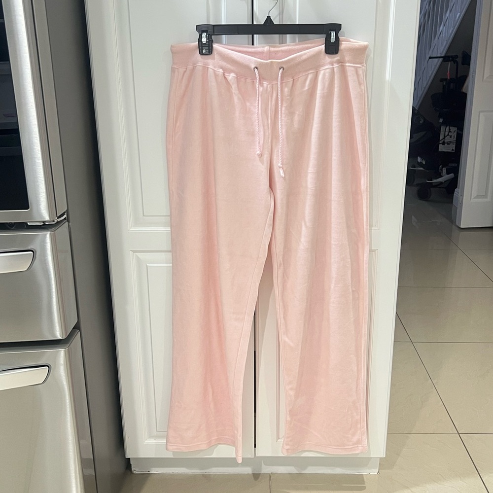 Humility Women's pink Velour Tracksuit Pants Size Medium